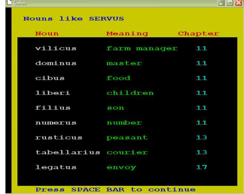 latin program